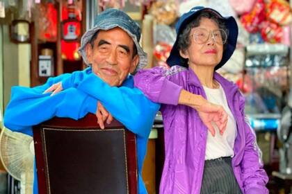 Chang Wan Ji y Hsu Sho-Er llevan más de 60 años de matrimonio
