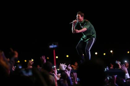 Chano cantó en Mar del Plata sus primeros temas como solista y los hits de Tan Biónica