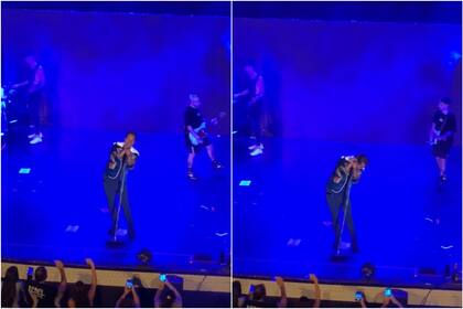 Chano Charpentier se olvidó la letra de una canción y preocupó a sus fans (Foto: Captura de video)