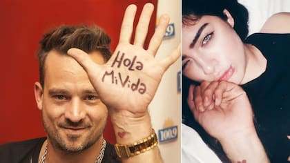 Chano Corazón: el tatuaje, la clave para descubrir al cantante de Tan Biónica en la foto de Flor Almada