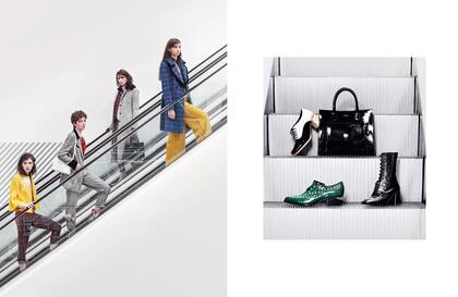 Chaqueta (Adrián Brown), chaleco (Rapsodia), pantalón (Mila Kartei).Traje (Vitamina), camisa (Jazmín), botas (Paruolo), cartera (Cher). Tapado (Uma), campera (Divina), camisa (Giesso), pantalón (Estancias), botineta (Blaquè), cartera (Prüne). Tapado (Vitamina), camisa (Markova), palazzo (Las Pepas).