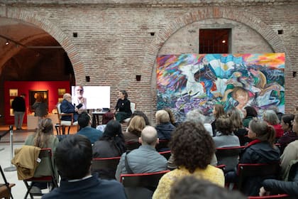 Charla de Noé en el Museo Casa Rosada (foto: María Iuliera Videla)