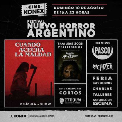 Charlas y proyecciones imperdibles en el Konex