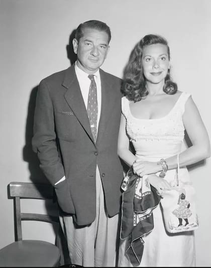 Charles Addams y su tercera esposa, Marilyn Matthews Miller