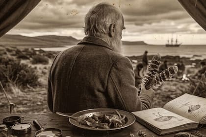 Charles Darwin, autor de El origen de las especies (1859), complementó sus investigaciones biológicas con una persistente práctica culinaria