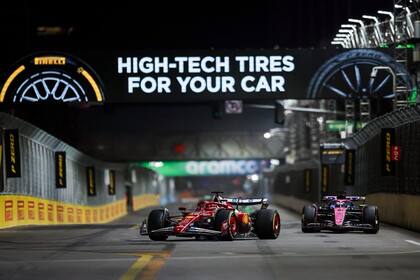 Charles Leclerc terminó cuarto en Las Vegas