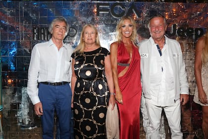 Charlie Blaquier y María Taquini de Blaquier y Gabriela Castellani y Cristiano Rattazzi