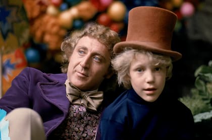 Charlie junto a Willy Wonka, en un éxito rotundo de la década del 70'