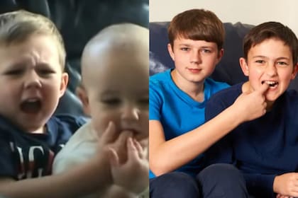 Charlie y Harry ahora son adolescentes