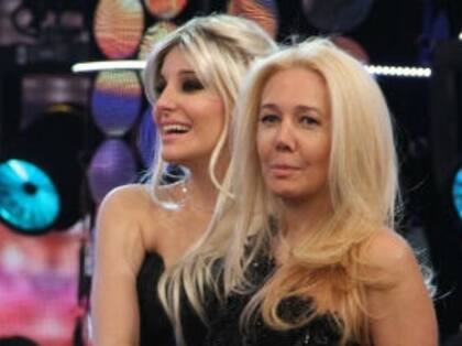 Charlotte Caniggia y Mariana Nannis, en una de sus últimas apariciones juntas, en Bailando por un sueño 2015