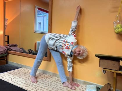 Charlotte Chopin comenzó a hacer yoga a los 50 años