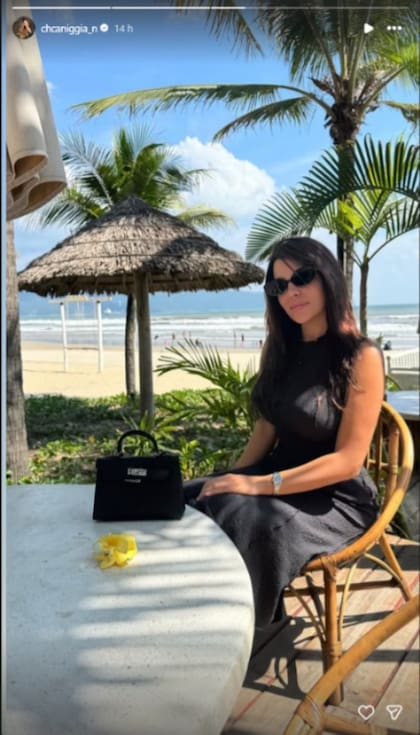 Charlotte de vacaciones en las Islas Maldivas