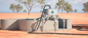 Crean un robot con forma de araña que construye casas en un día sin usar cemento