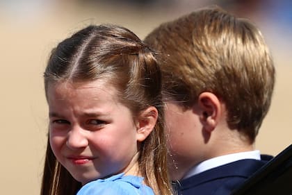 Charlotte y George, los hijos más grandes de Guillermo y Kate Middleton