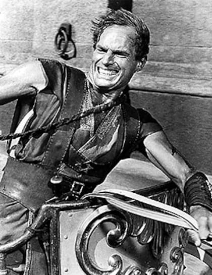 Charlton Heston, en un clásico de la Metro, Ben-Hur