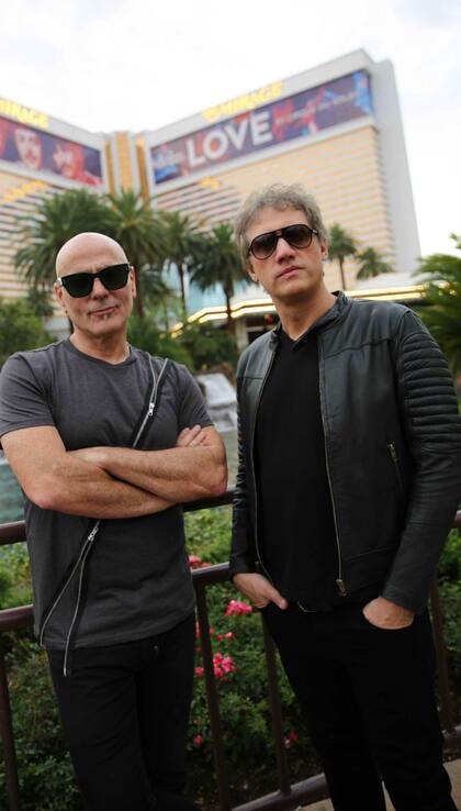 Charly Alberti y Zeta Bosio en Las Vegas