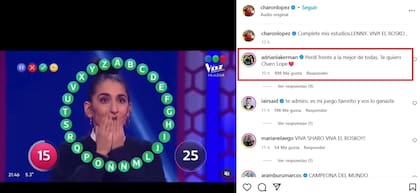 Charo López ganó el Rosco y se llevó el reconocimiento de Adrián Lakerman