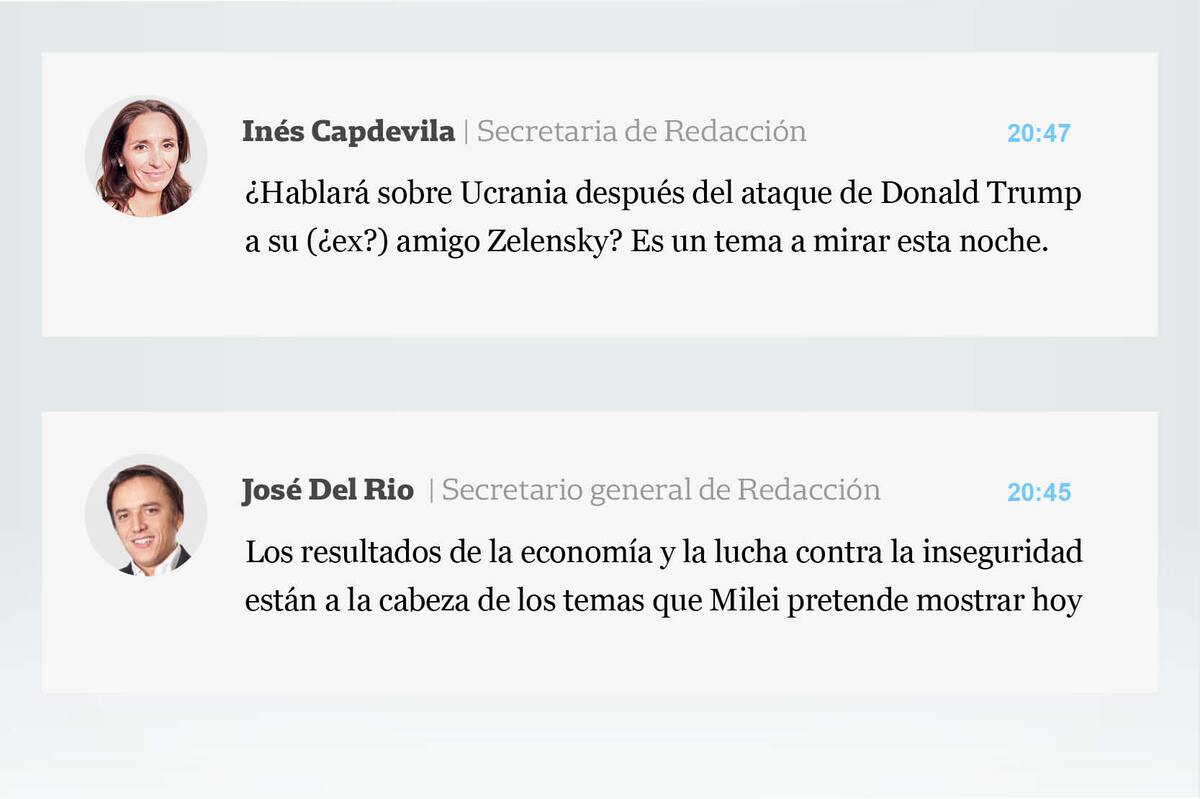 Chat en vivo. Periodistas de LA NACION analizan el discurso de Javier Milei ante el Congreso