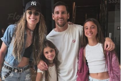 Chechu Bonelli aprovechó su estadía en Miami para sacarse una foto con Lionel Messi