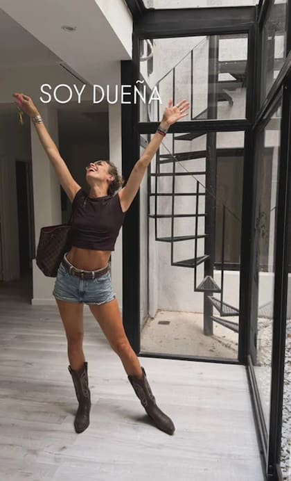 Chechu Bonelli confirmó la compra desde dentro de la propiedad