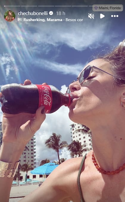 Chechu disfrutando de sus vacaciones