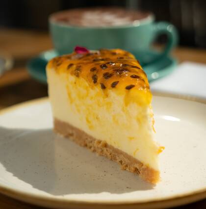 Cheescake de maracuyá de Merienda