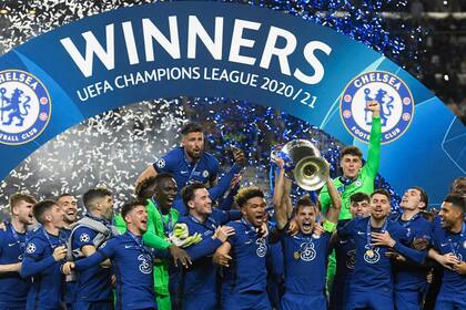 Chelsea, el campeón vigente de la Champions; el club londinense se consagró el 29 de mayo pasado al ganarle por 1-0 a Manchester City en la final jugada en Porto
