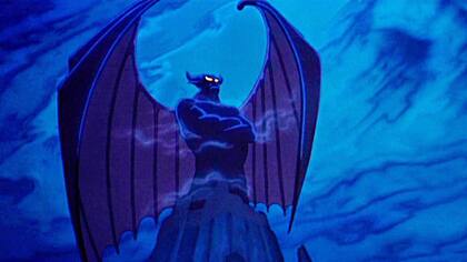 Chernabog, la criatura que protagoniza la secuencia animada de "Una noche en el monte Calvo"