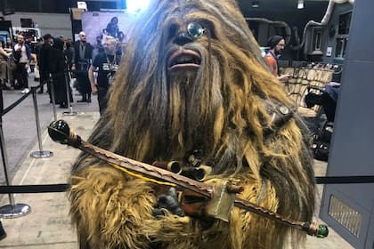 Chewbacca, en Star Wars Celebration