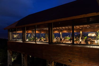 Chez Manu está a un par de minutos del centro de Ushuaia y ofrece una vista inigualable de la ciudad.