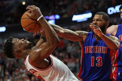 Chicago Bulls y Detroit Pistons disputaron un partido maratónico