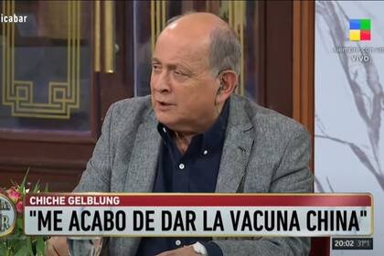 Chiche Gelblung dijo que no se aplicó la Sputnik V "por la edad"