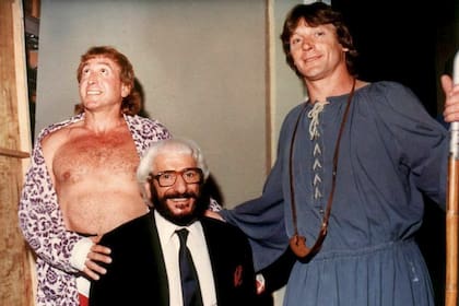 Chicho de Catanzaro (quien hizo el mismo personaje bíblico en los años 70), Martín Karadagián y David el Pastor (Osvaldo Archi Cargachin)