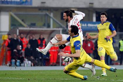 Chievo y Milan empataron sin goles