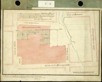 Chile y Defensa (llamada entonces Reconquista) hacia 1830