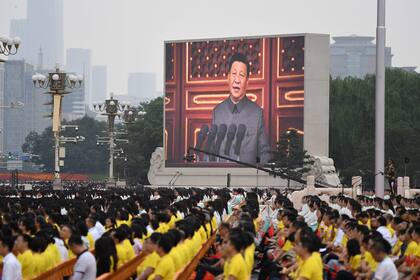 Xi Jinping encabezó el acto central por el centenario del PCC el jueves pasado