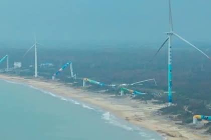 China está aprendiendo a usar la fuerza destructiva de los tifones para generar energía