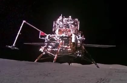 China plantó su bandera en la Luna cuando hizo aterrizar una nave espacial no tripulada en 2020.