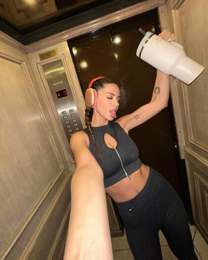 China Suárez mostró los resultados de su arduo entrenamiento