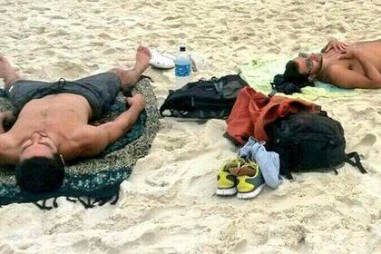 Chino Darín, días de descanso en Brasil