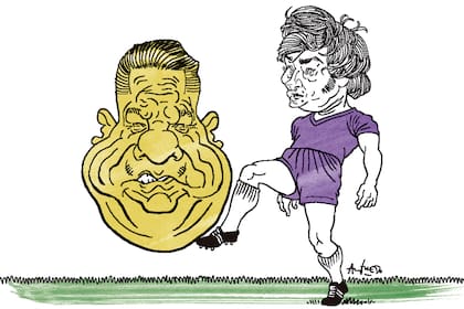 "Chiqui" Tapia y Javier Milei, más enfrentados que nunca