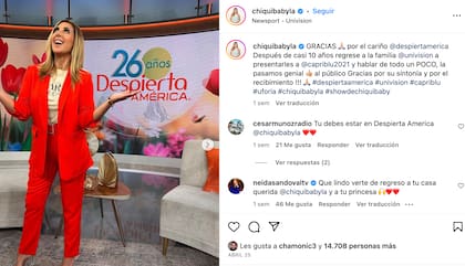 Chiquibaby es ahora conductora de Despierta América