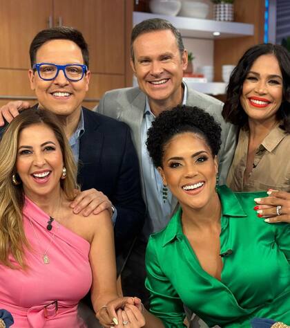 Chiquibaby se mostró cómoda con el elenco de Despierta América