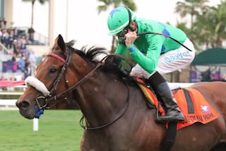 La tarde de la Pegasus World Cup, una argentina se quedó con parte de la fiesta