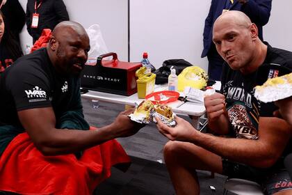 Chisora y Fury: tiempo de hamburguesas