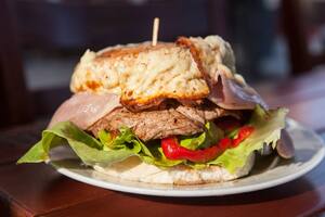 Chivito Arocena del bar del mismo nombre, en Carrasco.