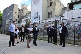 Casi tres años después, Chocobar volvió al lugar donde mató a un ladrón