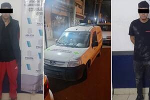 Chofer asaltado en Merlo: capturan a dos sospechosos tras persecución en Moreno.