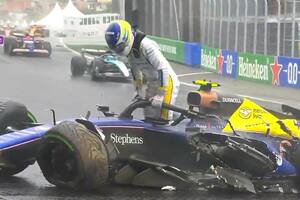 Accidente y abandono: Colapinto conoció en Interlagos el lado duro de la Fórmula 1 - LA NACION
