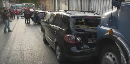 Choque en Autopista 25 de Mayo